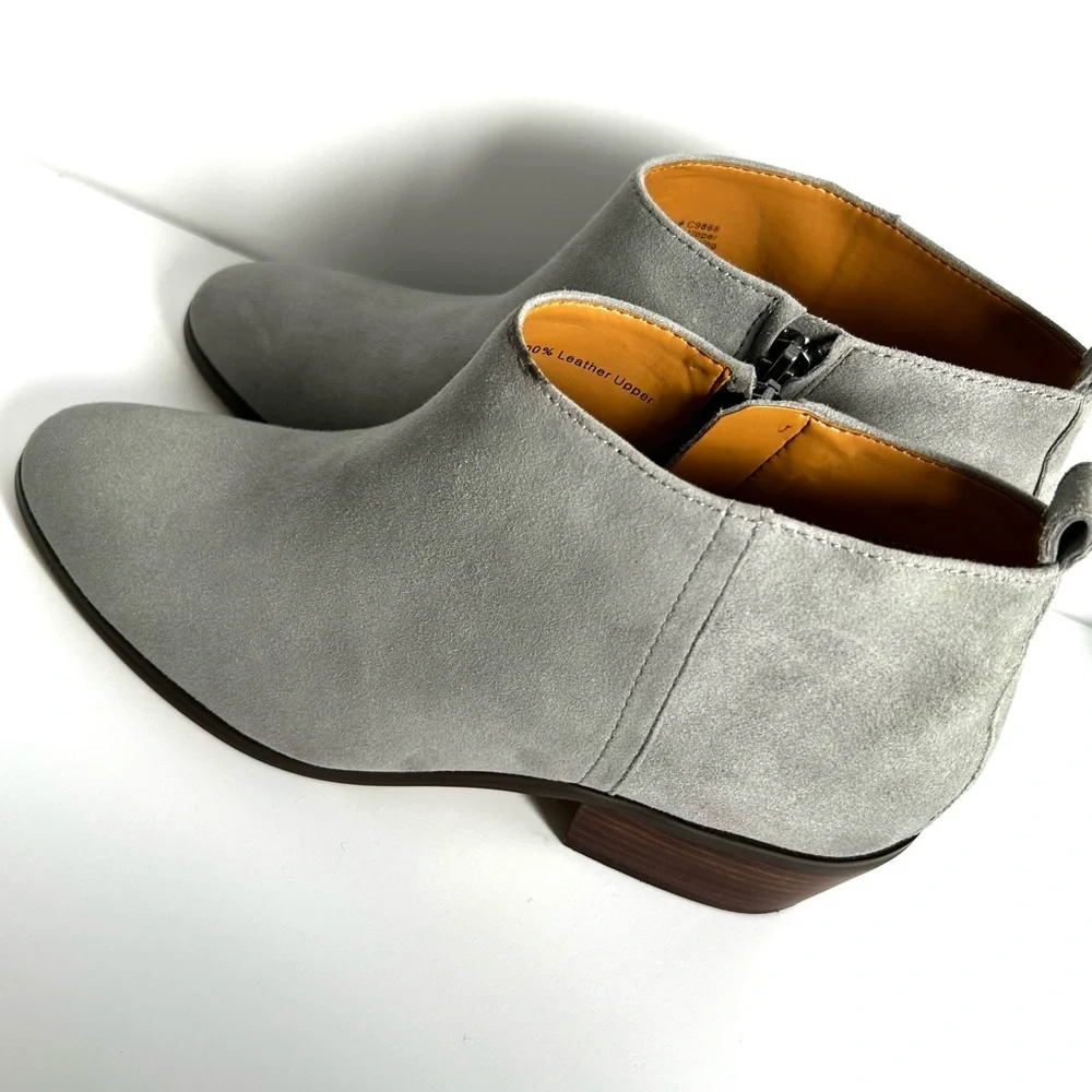 J. Crew Gray Ankle Boots - Picture 7 of 13